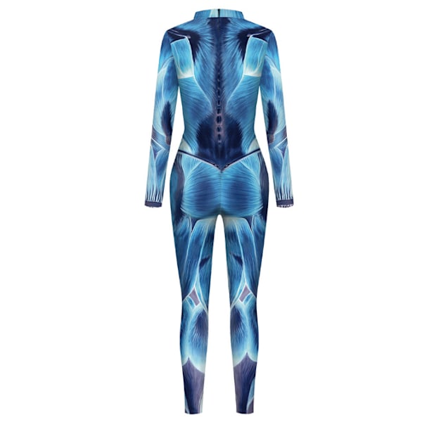 Helkroppsdräkt Unisex Spandex Stretch Vuxen kostym M