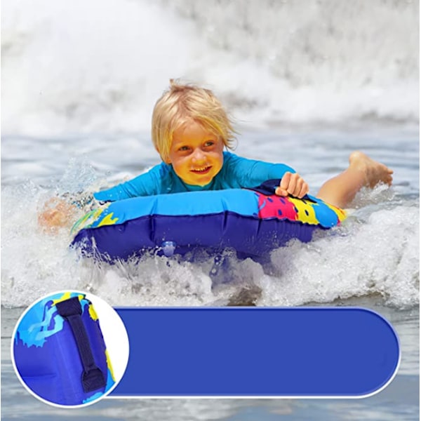 Lättvikts Body Board Simning Flytande surfbräda coconut tree