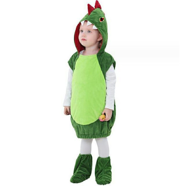 Dinosaurusten asut pojille ja tytöille Green XL