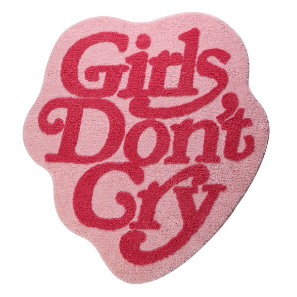 Girls Don't Cry Badrumsmattor 36x39 tum Pink