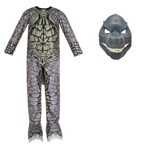 Dinosaurie Kostym Barn Monster Cosplay Jumpsuit 120