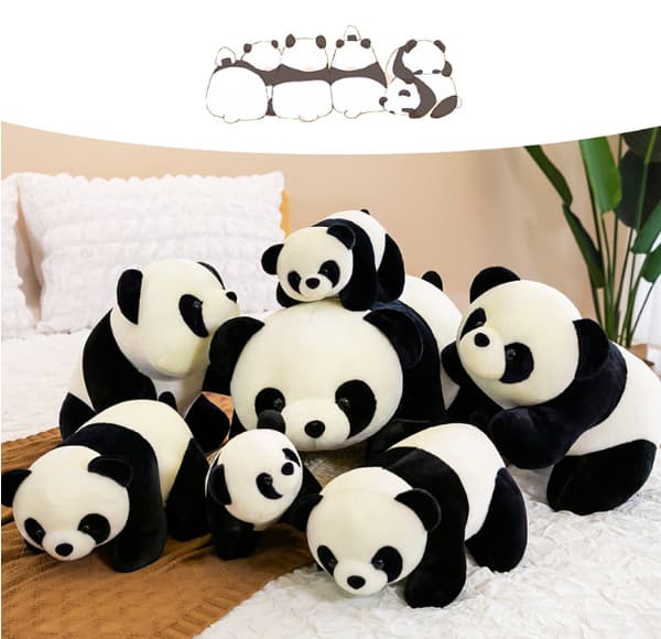 Panda-pehmolelu, Pehmoeläin, Lahja Lapsille 40cm
