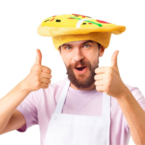 Pizzahatt, Tacohatt, Pommes Friteshatt - Mathatt Pizza