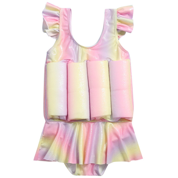 Baby Toddler Flickor Flytväxt Badkläder Badkläder Volanger XL