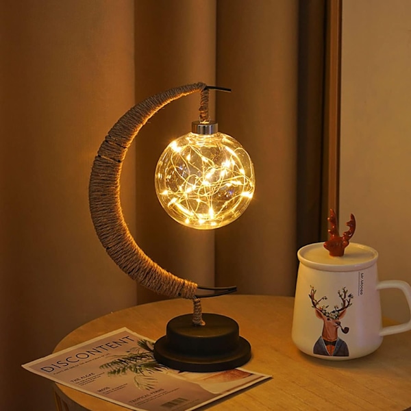 Jern Natlys, LED Dekorative Lys Til Fester Moon