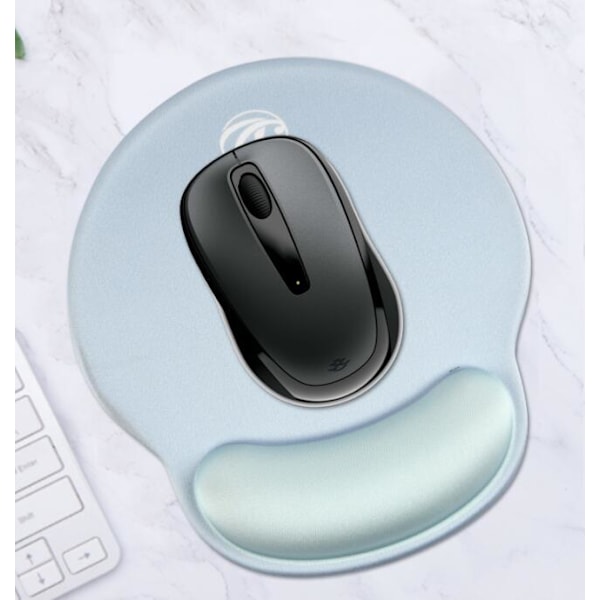 3D handleddsstöd för musmatta med handledsstöd Gray