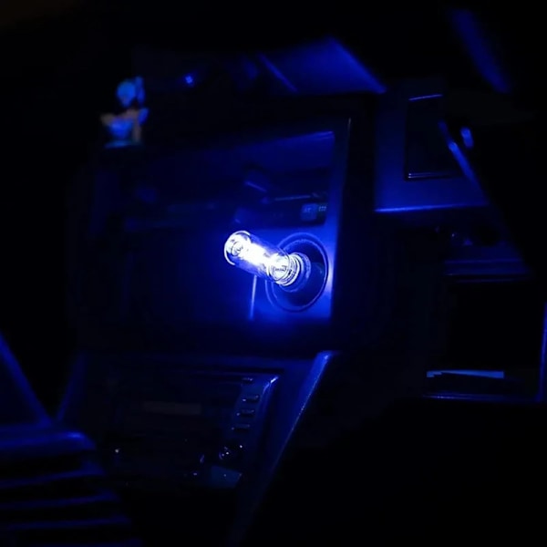 Bærbar Berøringsstyret LED Natlampe, Mini USB Pærelampe Warm Light