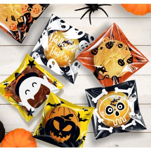 Halloween Slikposer med Selvlukning 500PCS