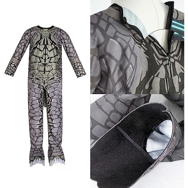 Dinosaur Kostyme for Barn - Monster Cosplay Jumpsuit med Hale M