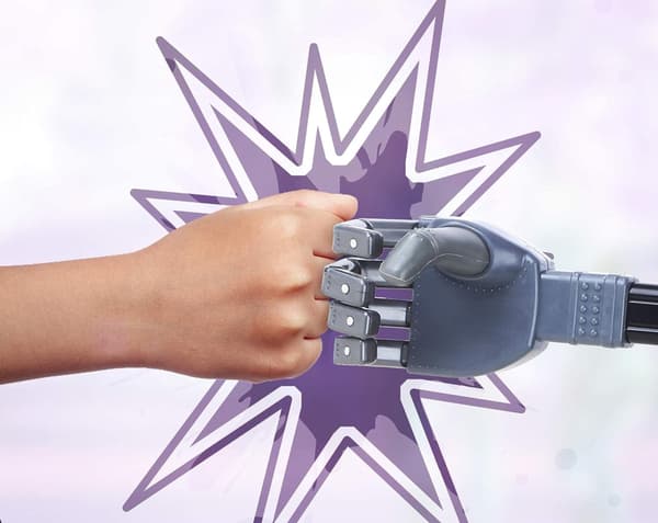 2 stk Interaktive Lekegrepere Robot Hånd og Roboterklo