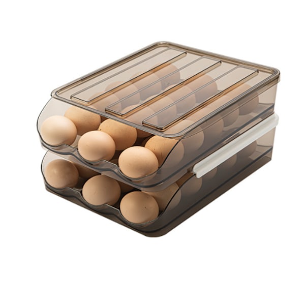 Egg Fresh Förvaringsbox för kylskåp 2 layer