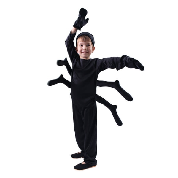 Spindeldräkt för barn, perfekt för Halloween XL