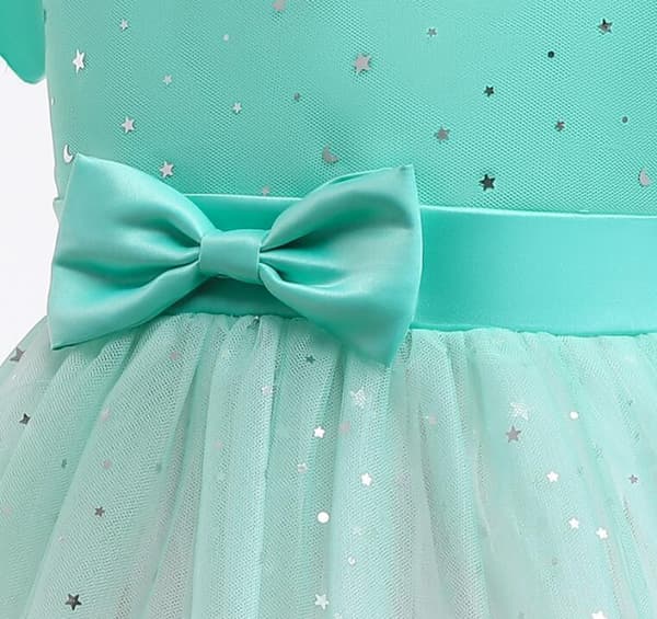 Barnklänningar för 3-10 år Light green 100