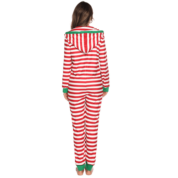 Joulu-Onesiet Aikuisille, Onesie-Asu, Pyjama, Naisille, Pyjamasetti Women Red L