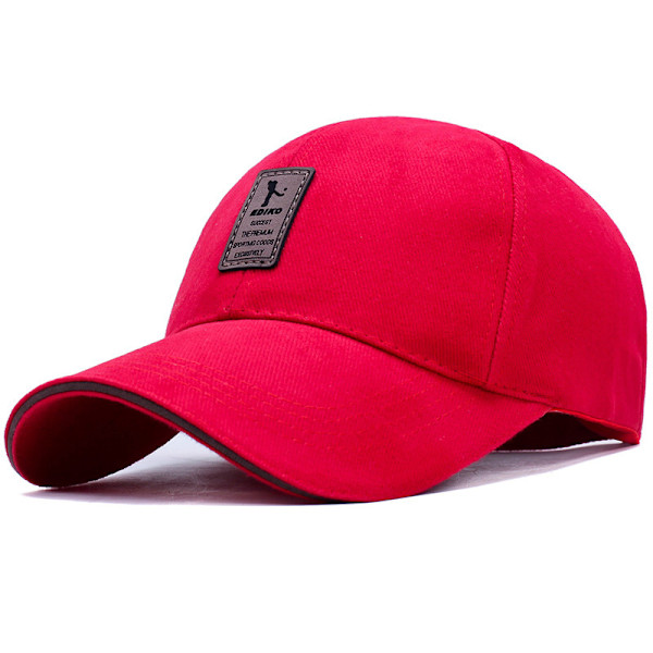 Vasket Baseballcaps for Menn Red