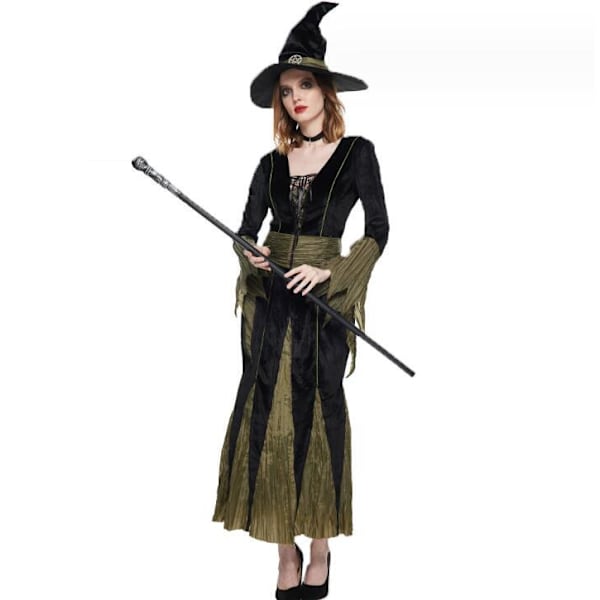 Hekse Kostume Sæt til Kvinder Halloween Kostumer M
