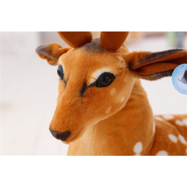 Realistiska mjuka gosedjur Plyschleksak Tiger deer 70CM