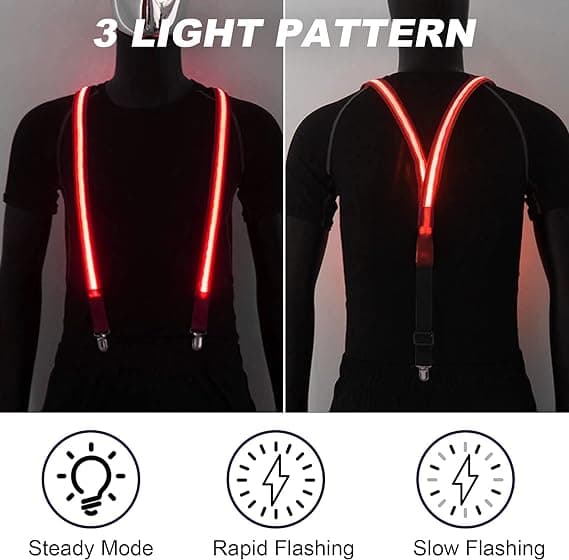 Valoavat Hinkkarit LED-juhlatarvikkeet Red