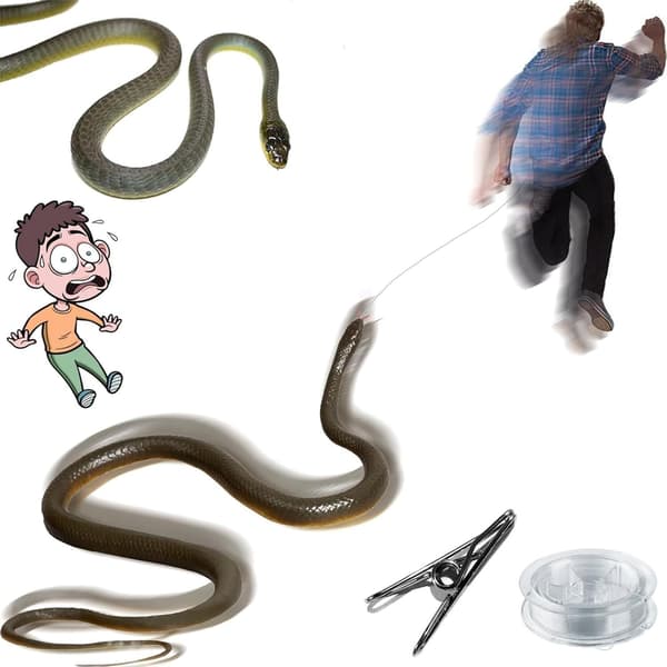 Orm Prank med String Clip, Golf Orm Prank, Clip på Orm Prank