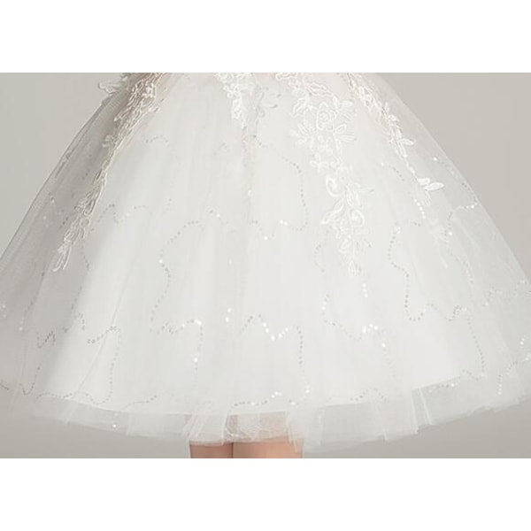 Spetssida Princess Tutu barnklänningar White 110CM