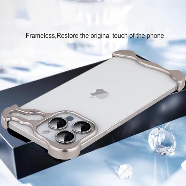 Rammefritt Telefondeksel for iPhone 14 Blue iPhone 12