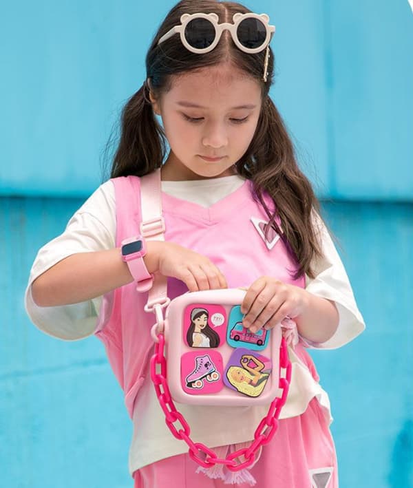 Lille Pigers Håndtasker Prinsesse Skuldertaske Light pink