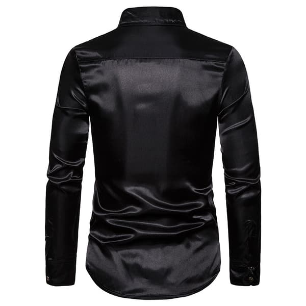Herrar Glittrande Sekvens Disco Party Klänningar Black S