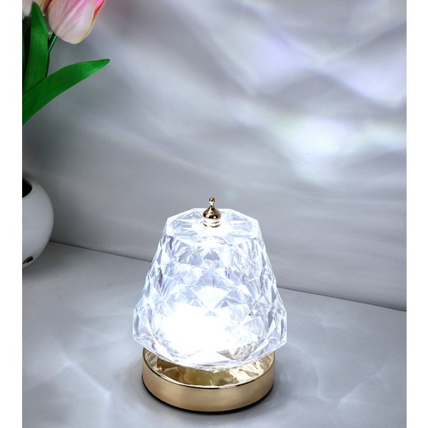 Touch Control Rose Crystal bordslampa