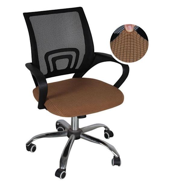 Office Universal Swivel Chair CoverStretch Slipcovers camel