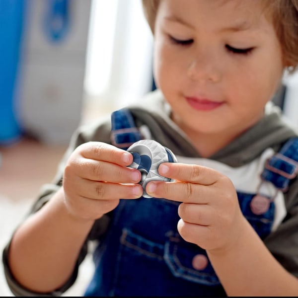 Orbit Ball Leke, Fidget Cube Puslespill Snurrende Leke White