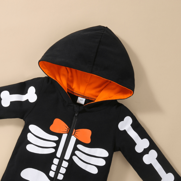 Halloween Skeleton Kostym för barn 70cm