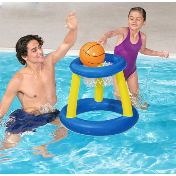 Uppblåsbar Pool Basket Hoop Set 1 Pack