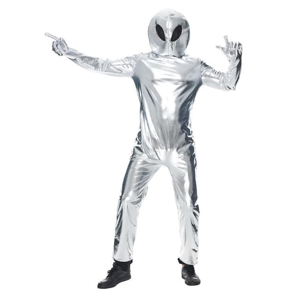 Mænds Astronaut Spaceman Kostume Rumfest M