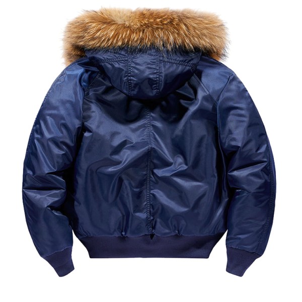 Hettejakke for menn, tykk og polstret, høst og vinter Blue XL