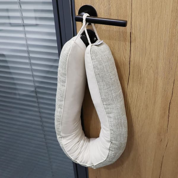 2-pack Dörrluftbarriär 35 tum Akustisk Inkapsling Dörrsvep 90CM