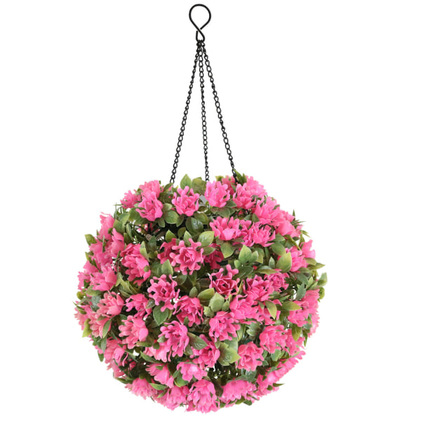 Kunstige Buksbom Toppære Pink 45.5*22CM