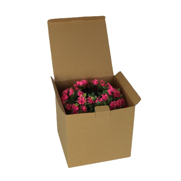Kunstige Buksbom Toppære Pink 45.5*22CM