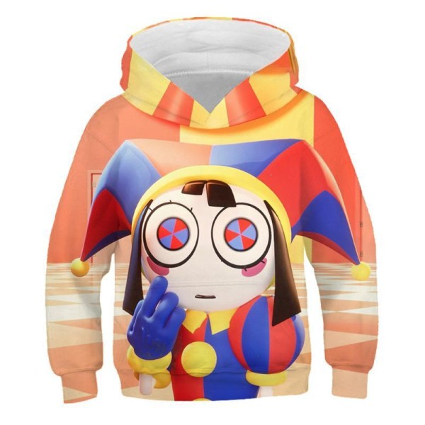 Fantastiska Cirkus Pullover Hoodie Outfits för Tonåringar Kostym Style 4 100