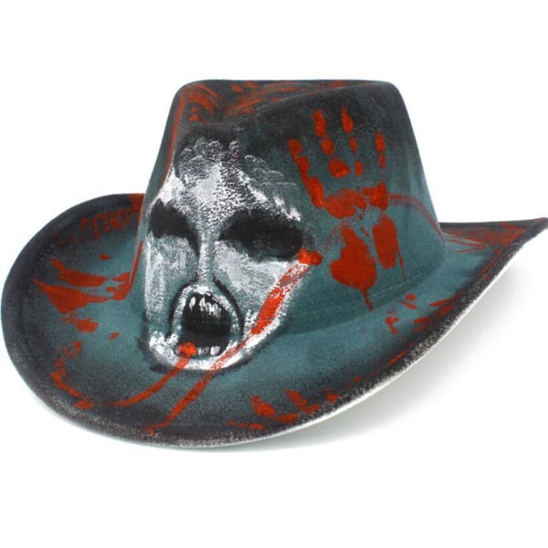 Halloween-cowboyhattu Unisex Juhlahattu Style2