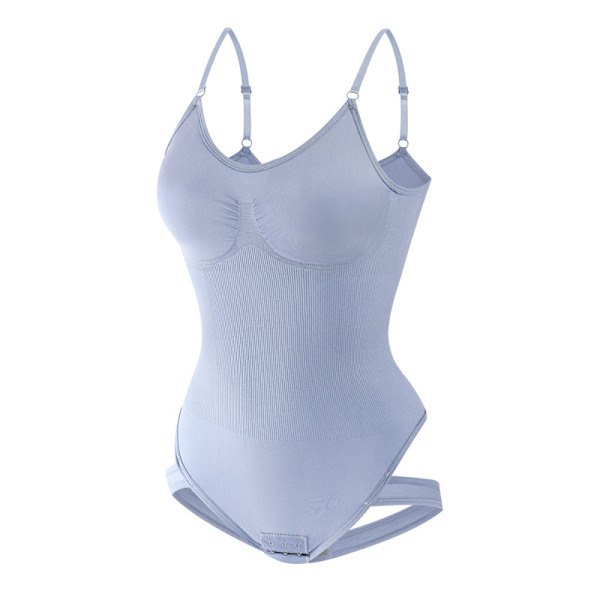 Sömnlös Formgivande Helkroppsshaper Tanga Bodysuit Light Blue S