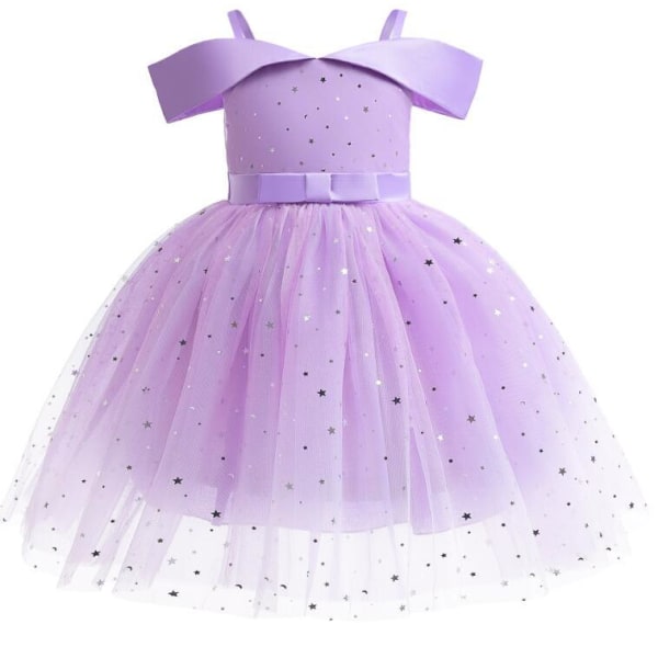 Barnklänningar för 3-10 år Purple 110
