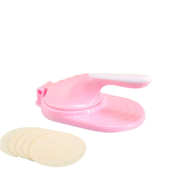 Dumpling Wrapper Maker Manuell Tortilla Maker Pink