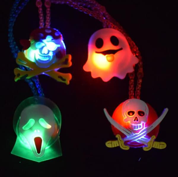 4-pack Halloween LED-halsband för barn Four