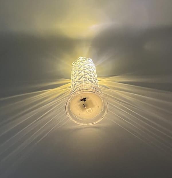 LED-lys med rosemønster M
