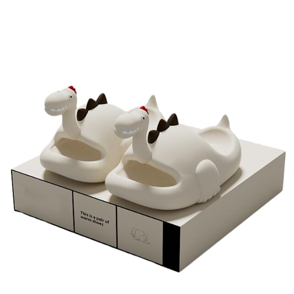 Dames EVA Dinosaur Formet Utesko White 39-40