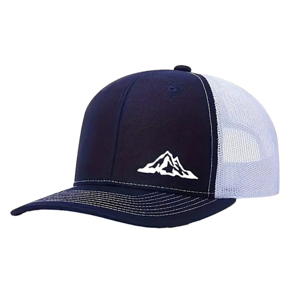 Unisex Mesh-Lippis Kesäpainatuksella Pieni Vuori v4