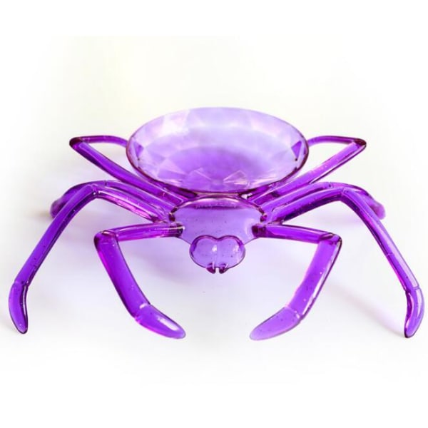 Halloween Spider Frukt Tallrik Bordsskiva Ornament Purple