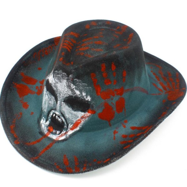 Halloween Cowboyhatt Unisex Feriehatt Style2