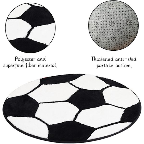Barneromsteppe Basketball Rund Teppe Gulv Stol Matte E1