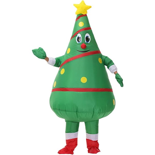 Uppblåsbar Juldräkt Cosplay Uppblåsbar Vuxendräkt Green